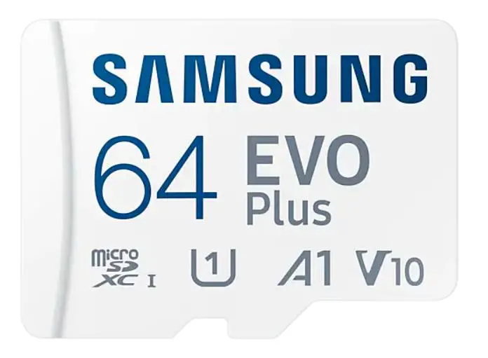 Karta pamięci Samsung Evo Plus microSDXC 64GB 180/20 A1 V10