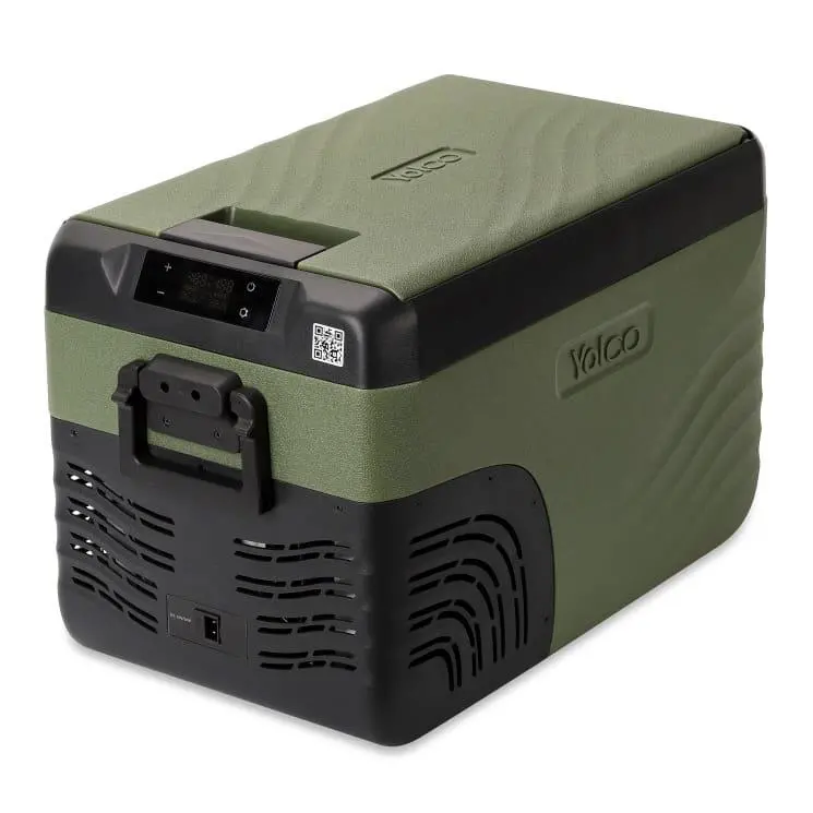 Lodówka Yolco KX30 25l Dwie komory chłodzenia Aplikacja Bluetooth Zielony