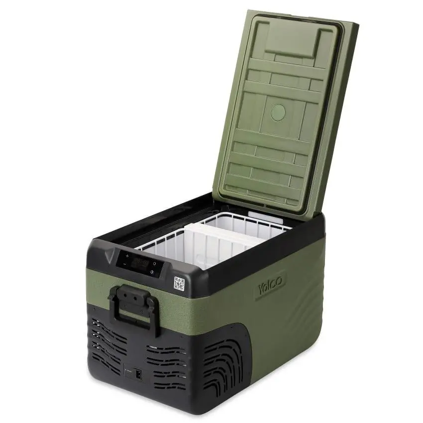 Lodówka Yolco KX30 25l Dwie komory chłodzenia Aplikacja Bluetooth Zielony