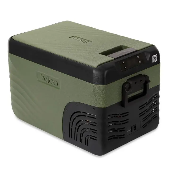 Lodówka Yolco KX30 25l Dwie komory chłodzenia Aplikacja Bluetooth Zielony