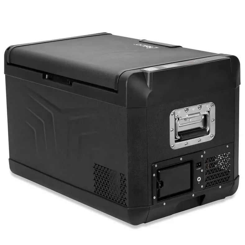 Lodówka Yolco GCX37 37l Gniazdo akumulatora Funkcja antyskroplinowa Aplikacja Bluetooth Czarny