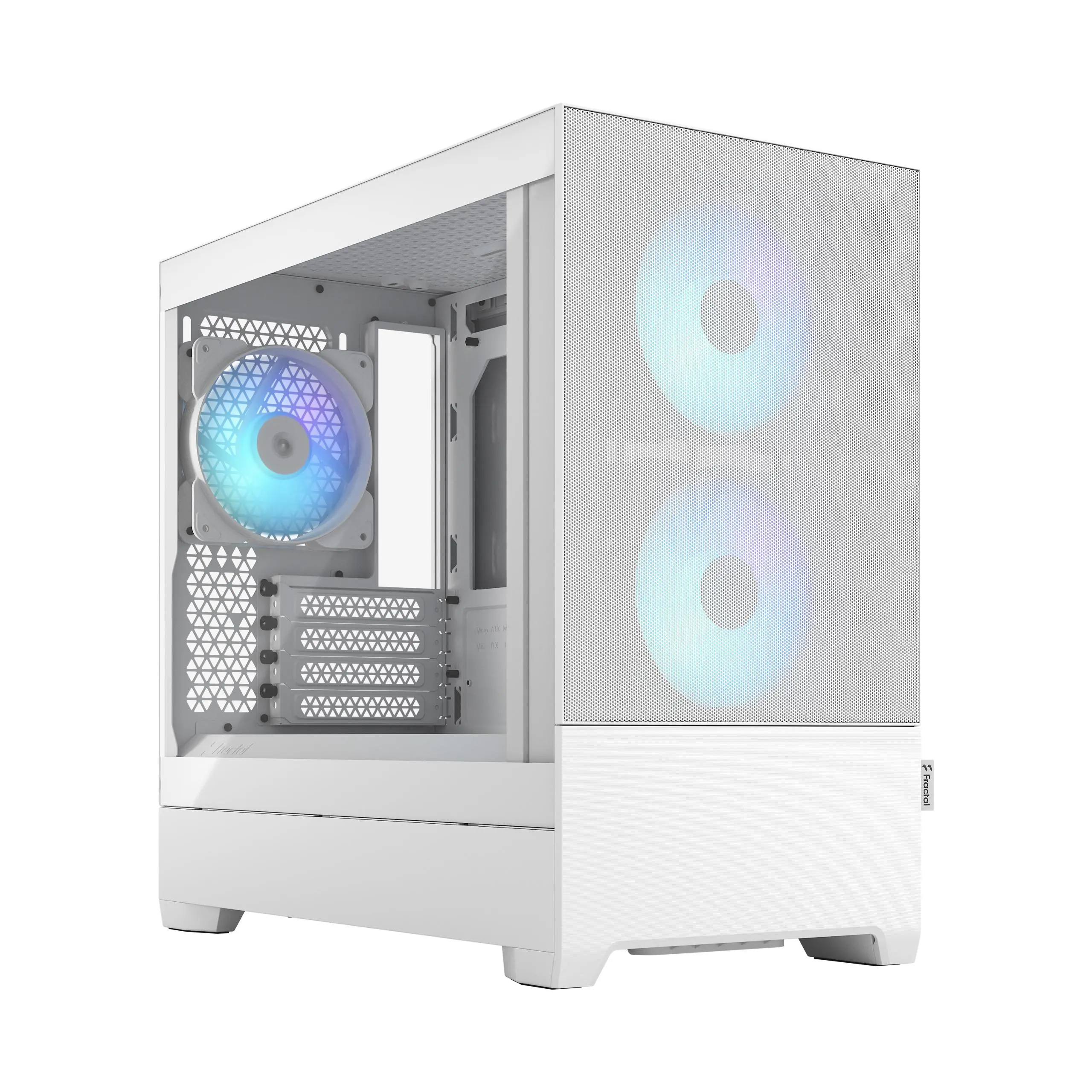 Obudowa Fractal Design Pop Mini Air RGB TG Clear Tint Biały