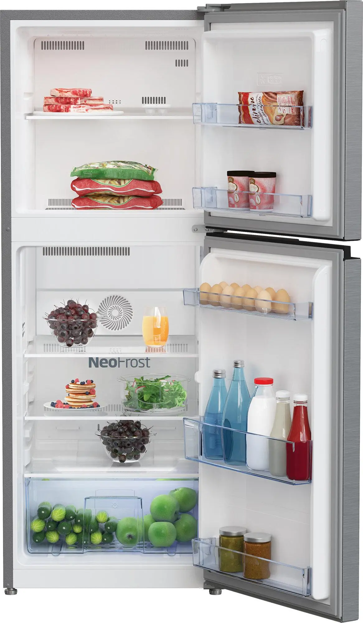 Lodówka Beko b100 RDNT231I40XBN Pełny No Frost 145cm Komora świeżości Platinum