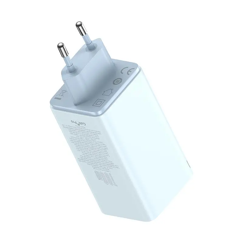 Ładowarka sieciowa Baseus GAN6 Pro 100W Niebieski
