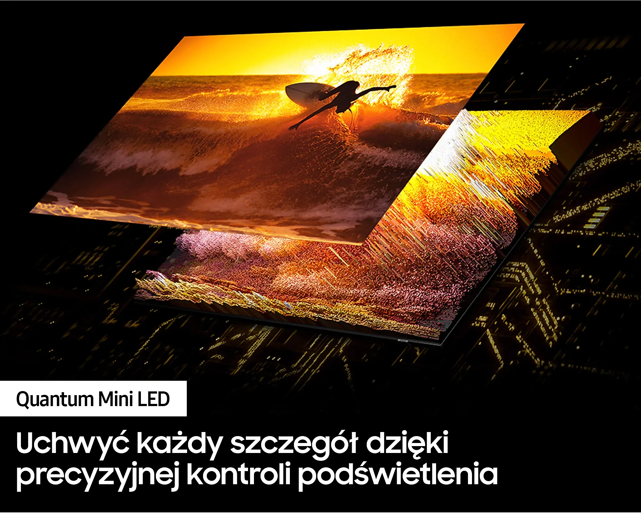 Telewizor Samsung Neo QLED QE43QN92DAT 43" QLED 4K Mini LED 144Hz Tizen Dolby Atmos HDMI 2.1 DVB-T2