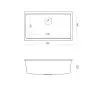 Zlewozmywak Quadron LOGAN 110 HQD7644U5_PVDC1_U Granitowy Silver stone/Miedziany
