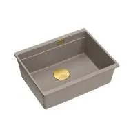 Quadron LOGAN 100 HQJ6045U4_PVDG1_U Granitowy Soft taupe/Złoty