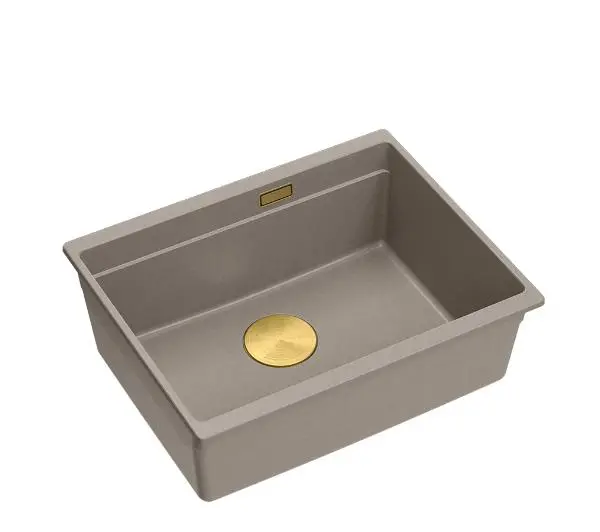 Quadron LOGAN 100 HQJ6045U4_PVDG1_U Granitowy Soft taupe/Złoty
