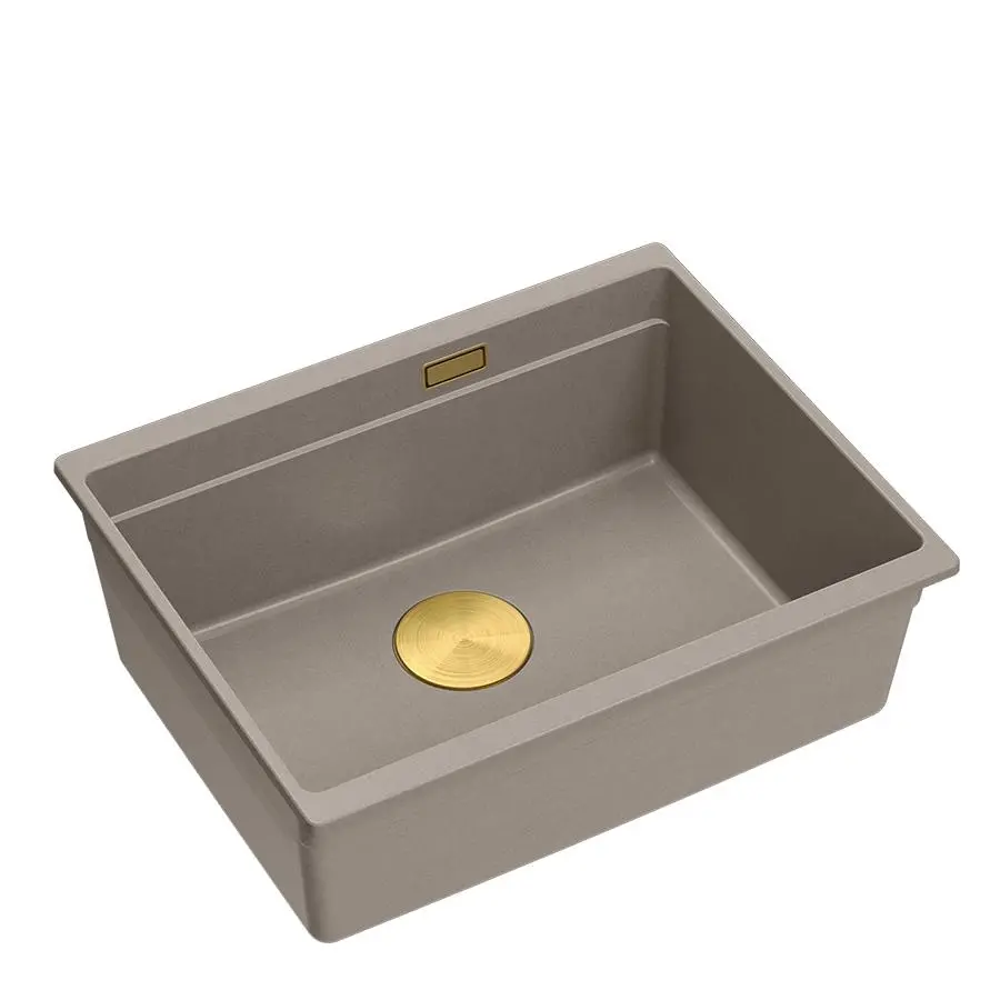 Quadron LOGAN 100 HQJ6045U4_PVDG1_U Granitowy Soft taupe/Złoty