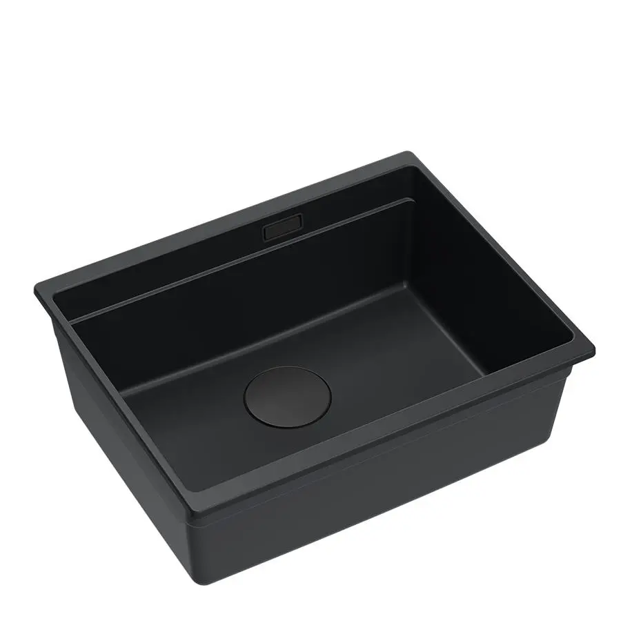 Zlewozmywak Quadron LOGAN 100 HQJ6045U7_BLM_U Granitowy Pure carbon