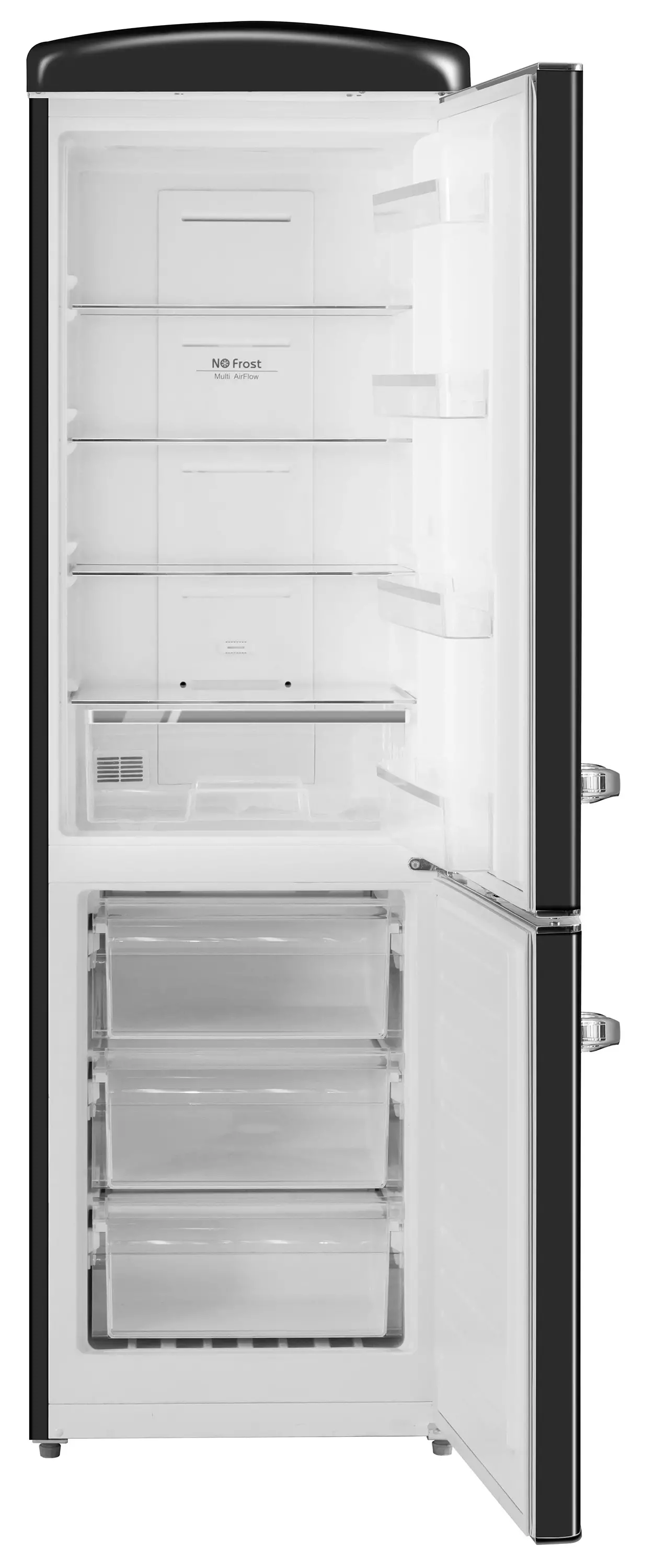 Lodówka MPM 375-FR-53 Pełny No Frost 195cm Komora świeżości Czarny
