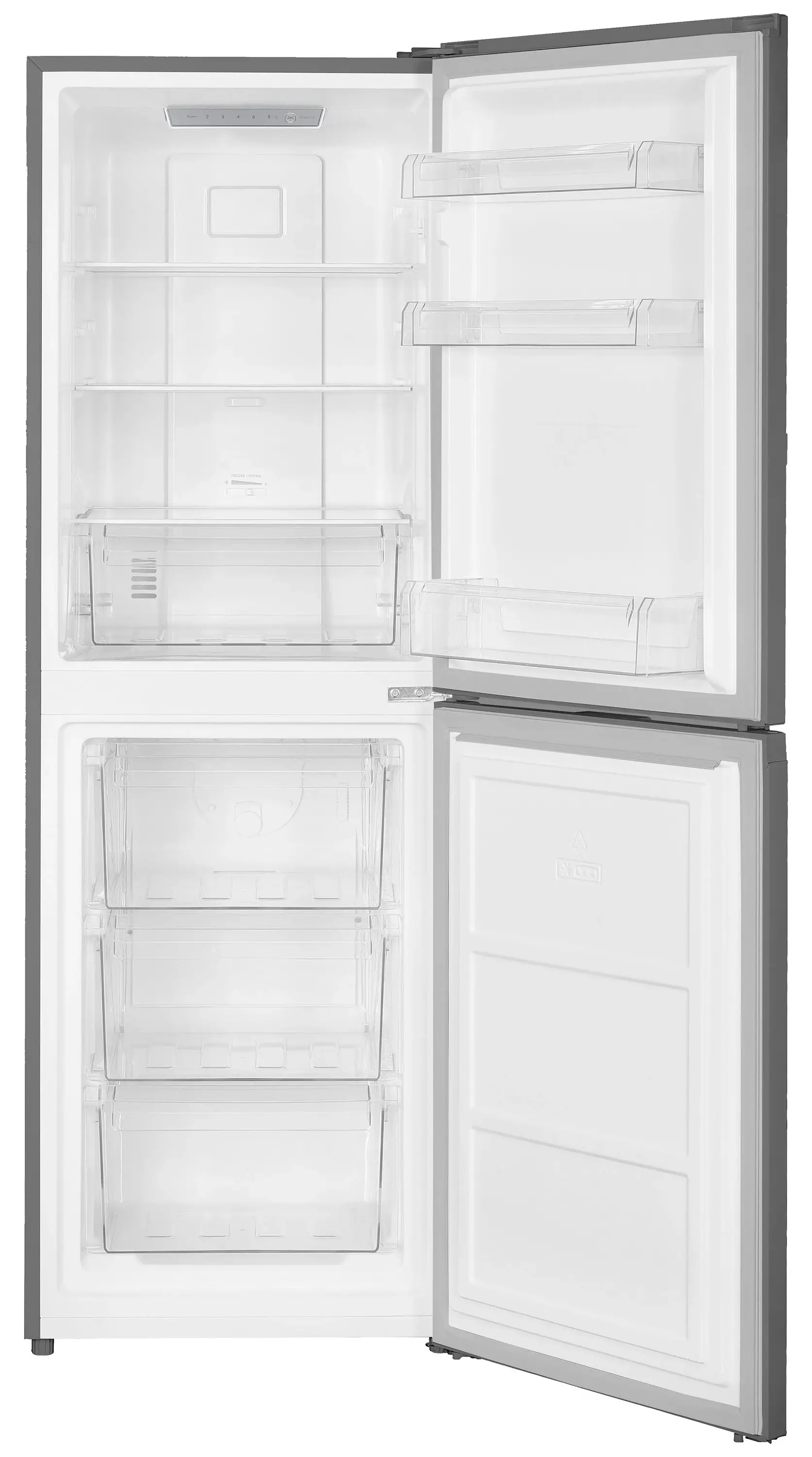Lodówka MPM 230-FF-55 Pełny No Frost 166cm Komora świeżości Dark inox