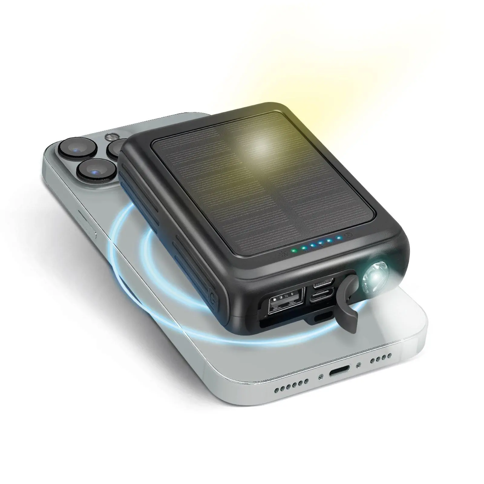 Powerbank SBS TEBB5000MAGSK Solar MagSafe 5000mAh 10W Czarny