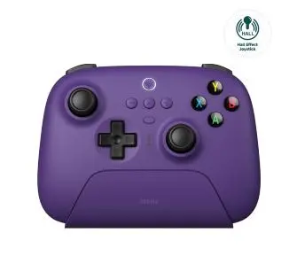 Pad 8BitDo Ultimate 2.4G Wireless Hall Effect do PC, Android, iOS Bezprzewodowy Fioletowy