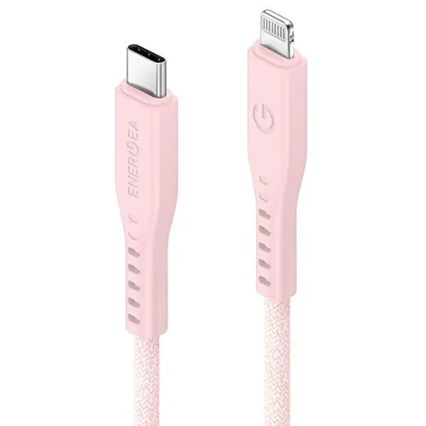 Kabel Energea Flow USB-C - Lightning C94 MFI 1,5m 60W 3A PD Fast Charge Różowy