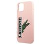 Etui Lacoste Silicone Head Crocodile do iPhone 13 Różowy