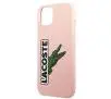 Etui Lacoste Silicone Head Crocodile do iPhone 13 Różowy