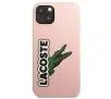 Etui Lacoste Silicone Head Crocodile do iPhone 13 Różowy