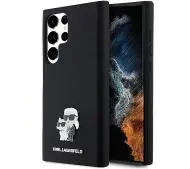 Karl Lagerfeld Hardcase Silicone Karl&Choupette Metal Pin do Samsung Galaxy S24 Ultra Czarny