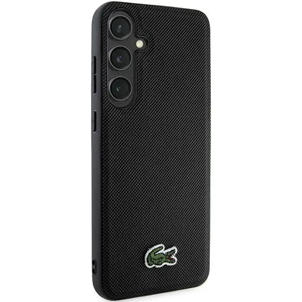 Etui Lacoste LCHMS24MPVCK Hardcase Iconic Petit Pique MagSafe do Samsung Galaxy S24+ Czarny