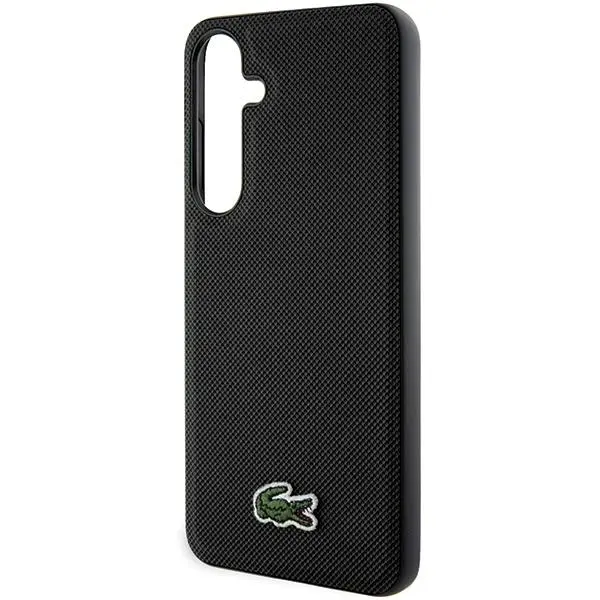 Etui Lacoste LCHMS24MPVCK Hardcase Iconic Petit Pique MagSafe do Samsung Galaxy S24+ Czarny