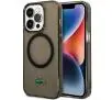 Etui Lacoste LCHMP15XULOK Hardcase Transparent MagSafe do iPhone 15 Pro Max Czarny