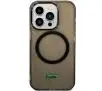 Etui Lacoste LCHMP15XULOK Hardcase Transparent MagSafe do iPhone 15 Pro Max Czarny