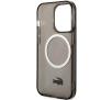 Etui Lacoste LCHMP15LULOK Hardcase Transparent MagSafe do iPhone 15 Pro Czarny