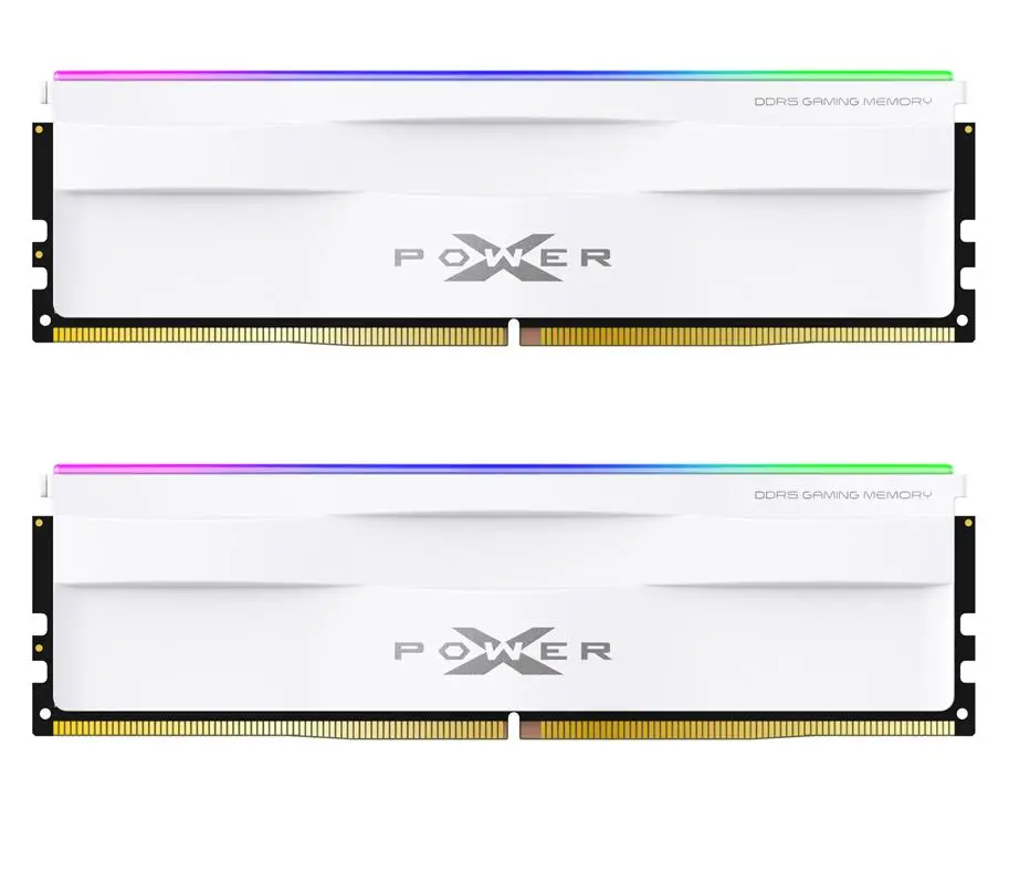 Pamięć RAM Silicon Power XPOWER Zenith RGB DDR5 64GB (2x32GB) 6000 CL30 Biały