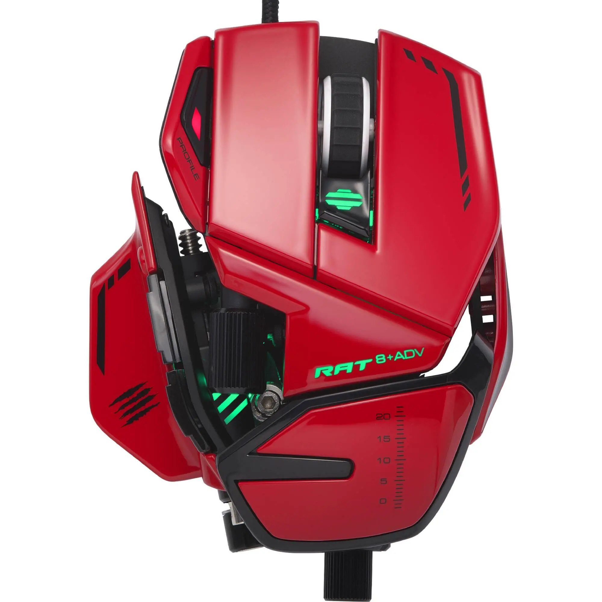 Myszka gamingowa Mad Catz R.A.T. 8+ ADV Czerwony