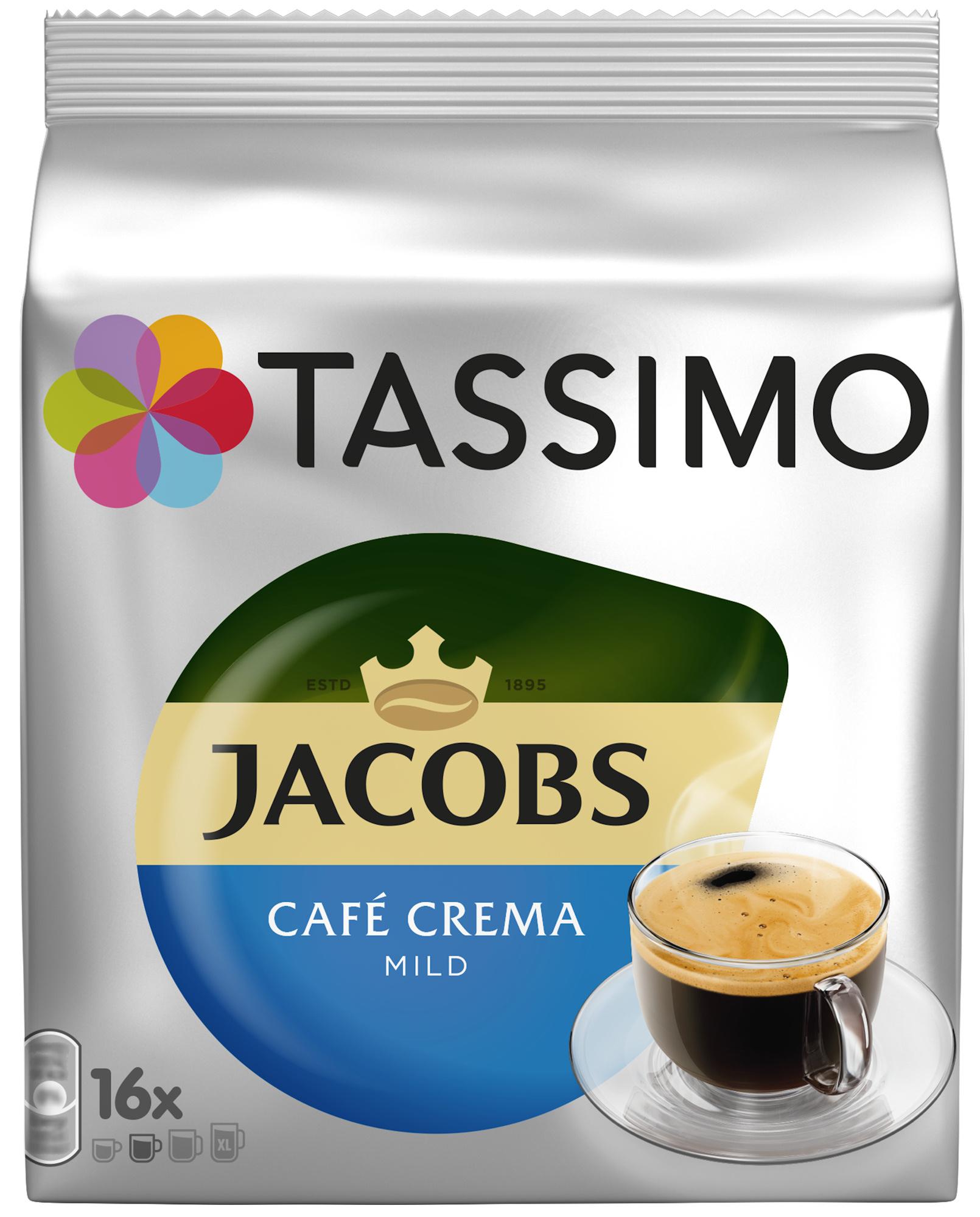 Kapsułki Tassimo Jacobs Caffe Crema Mild 89,6g