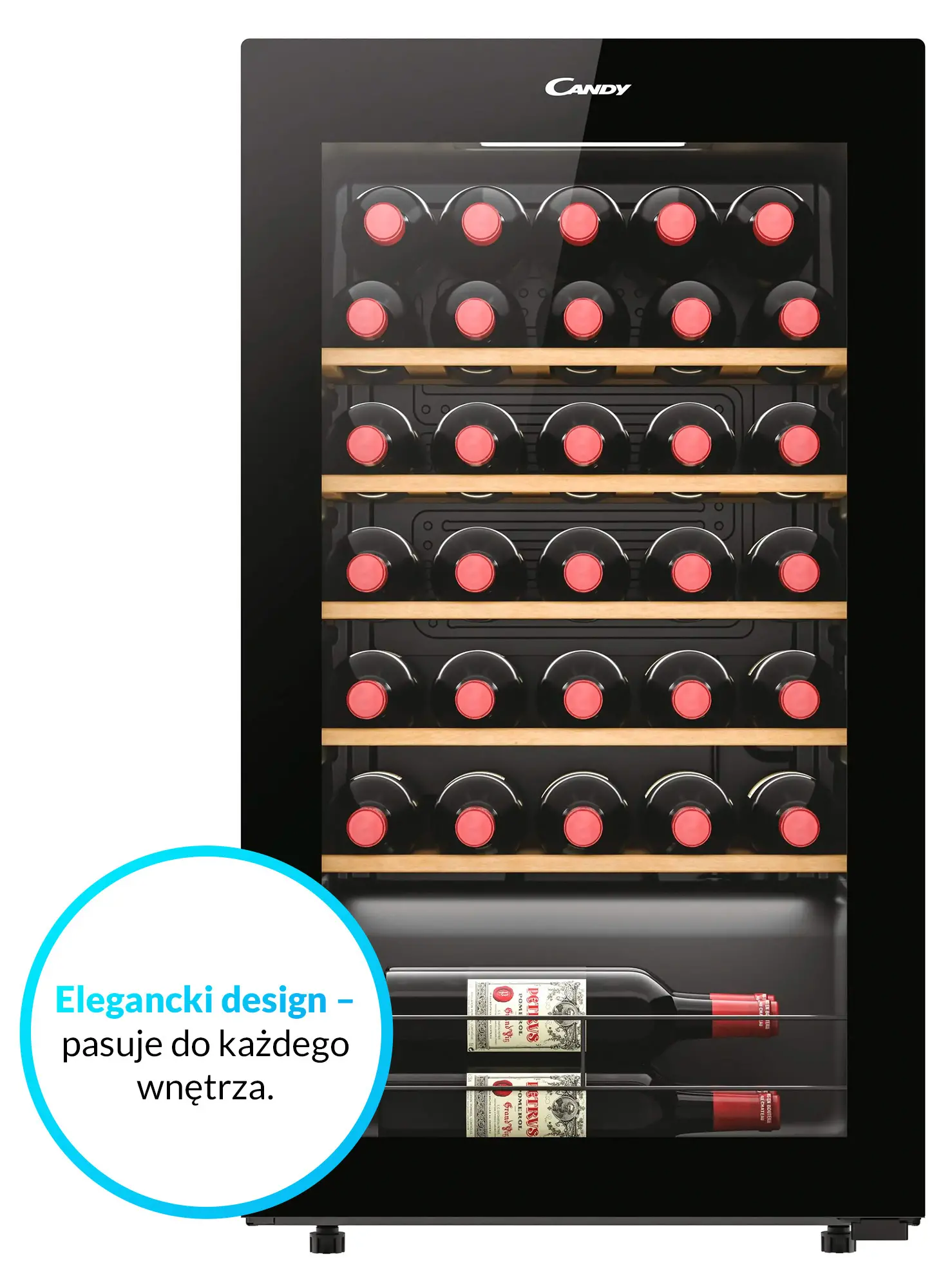 Chłodziarka do wina Candy DiVino CWC034 34 miejsca na butelki