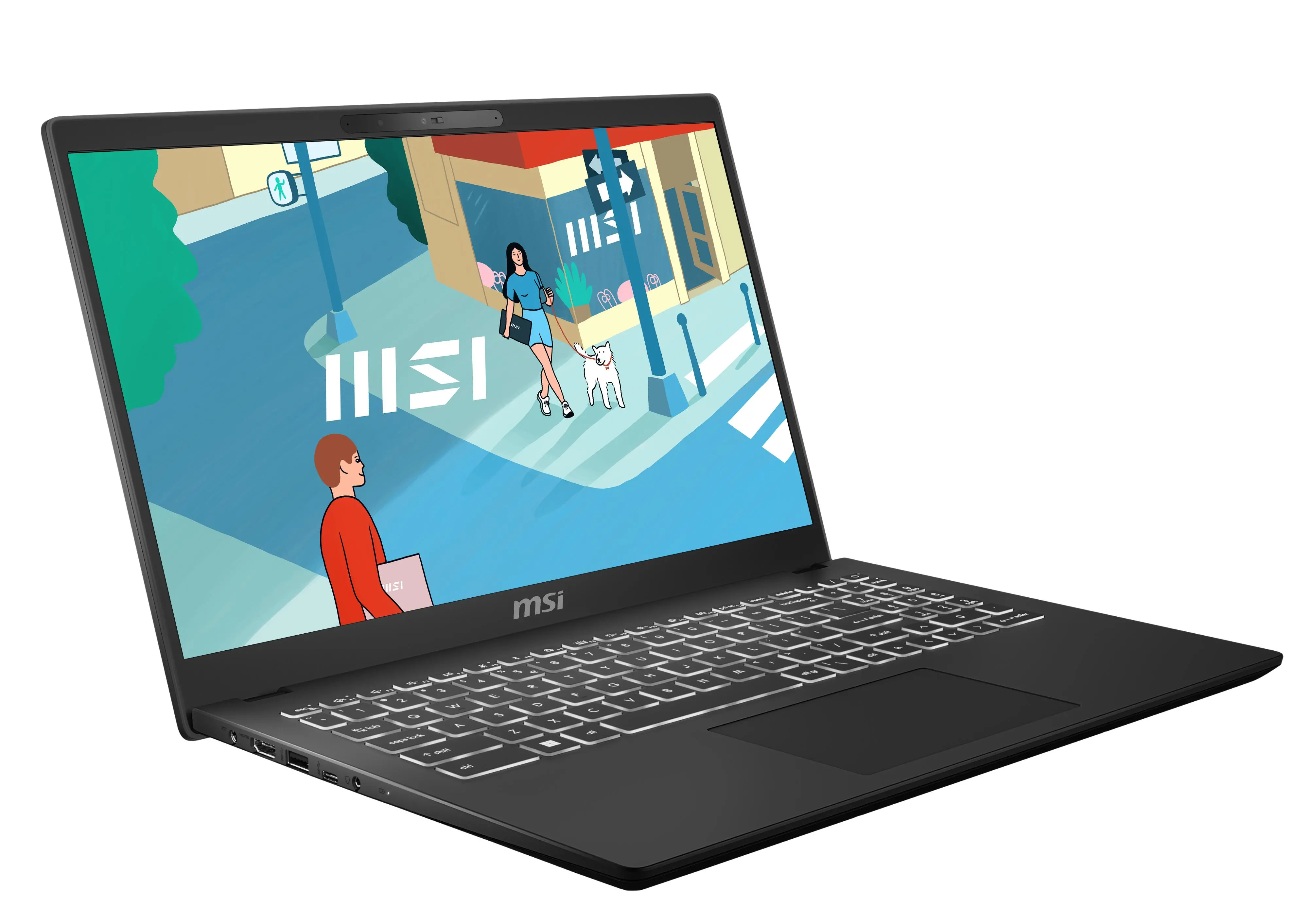 Laptop MSI Modern 15 H C13M-202PL 15,6" i5-13420H 16GB RAM 512GB Dysk SSD Win11 Czarny
