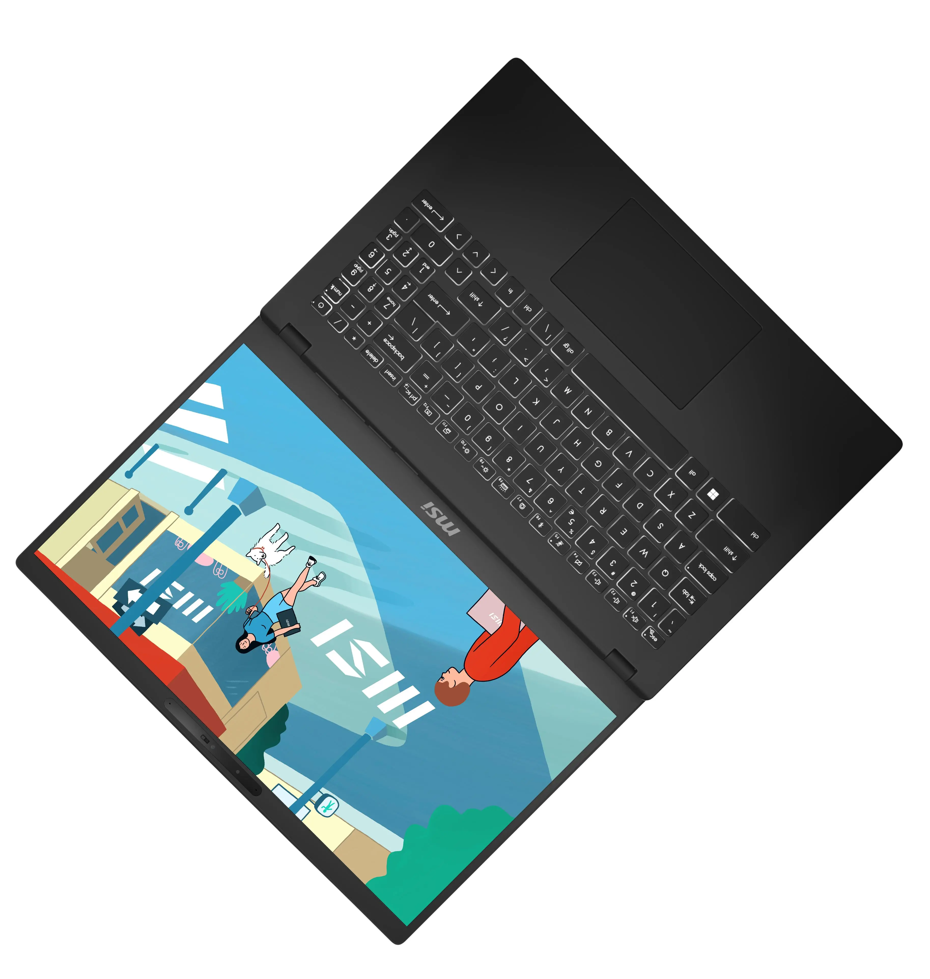 Laptop MSI Modern 15 H C13M-202PL 15,6" i5-13420H 16GB RAM 512GB Dysk SSD Win11 Czarny