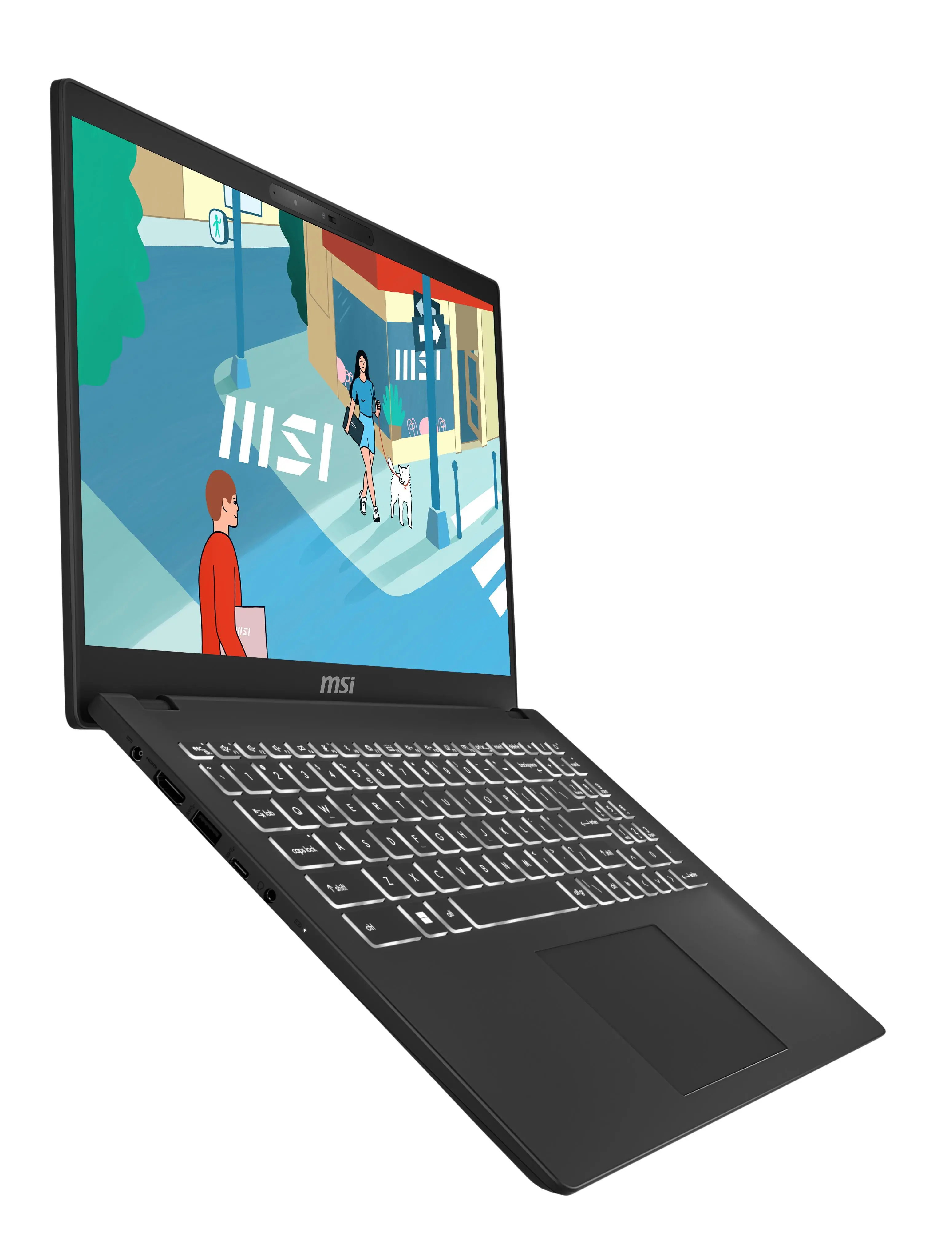 Laptop MSI Modern 15 H C13M-202PL 15,6" i5-13420H 16GB RAM 512GB Dysk SSD Win11 Czarny