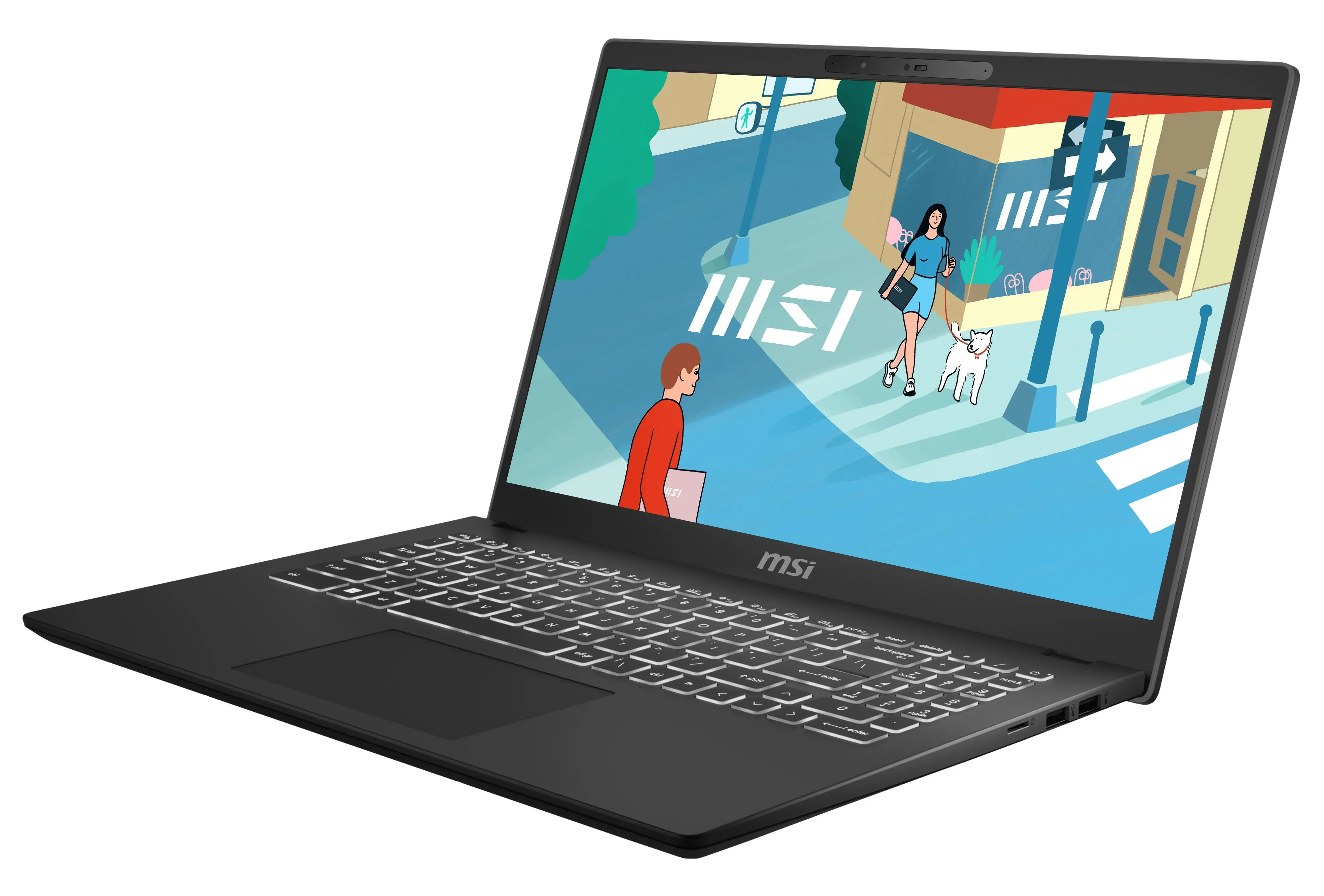 Laptop MSI Modern 15 H C13M-202PL 15,6" i5-13420H 16GB RAM 512GB Dysk SSD Win11 Czarny