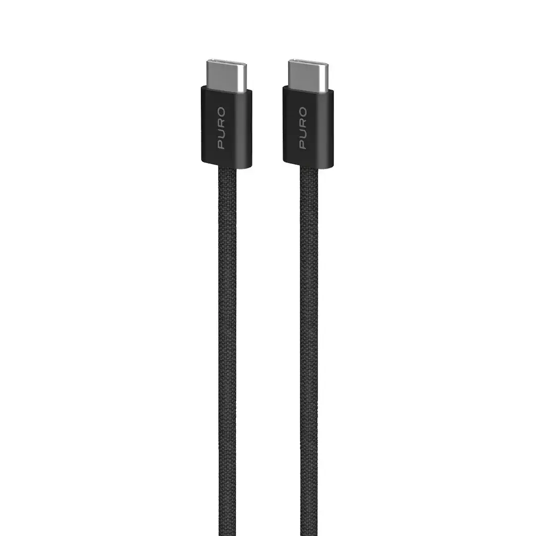 Kabel Puro USB-C do USB-C 60W 1,5m 60W Czarny