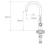 Bateria Quadron Jodie Q Line Slim 3623511BLMDG1 Pure carbon/Złoty Stal szlachetna