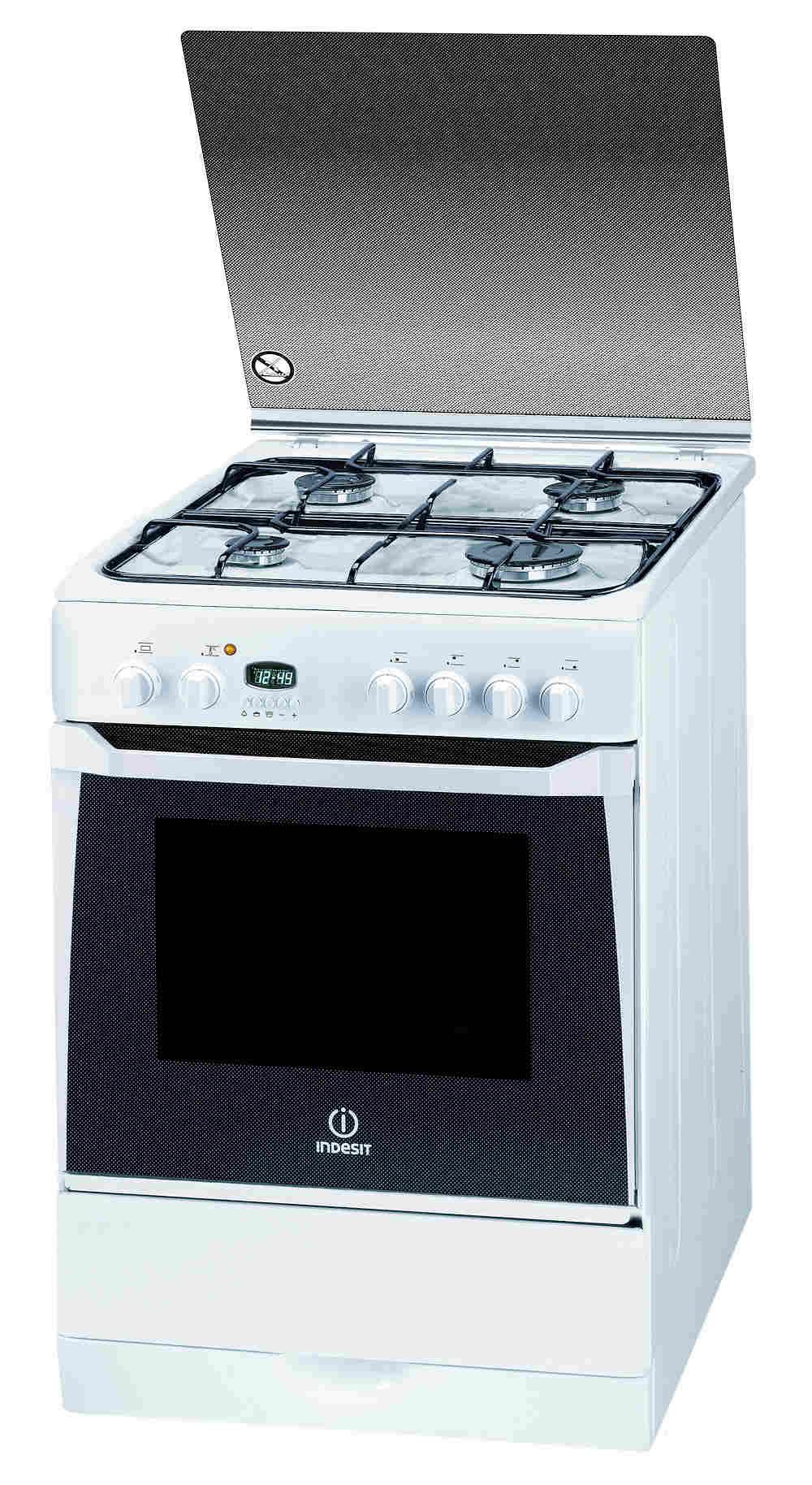 Kuchnia gazowo-elektryczna Indesit KN6G660SA(W)/U