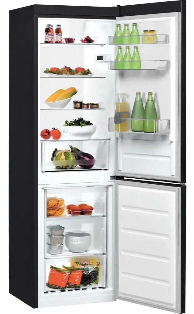 Lodówka Indesit LI8 SN2E K 1 Zamrażarka No Frost 188,9cm Czarny