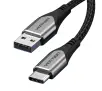 Kabel Vention USB 2.0 A do USB-C CODHH 3A 2m Szary