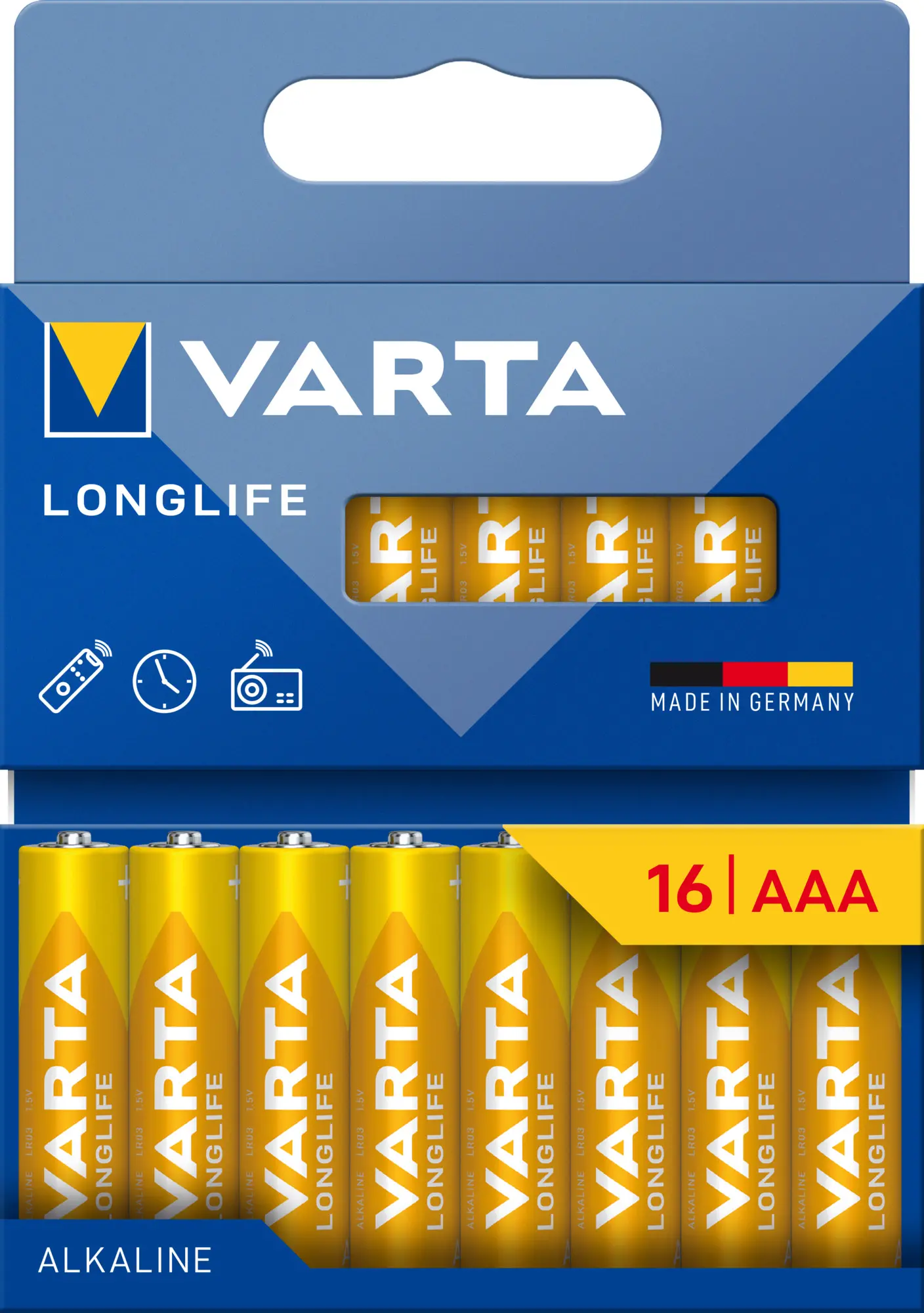 Baterie VARTA AAA Longlife 16szt.