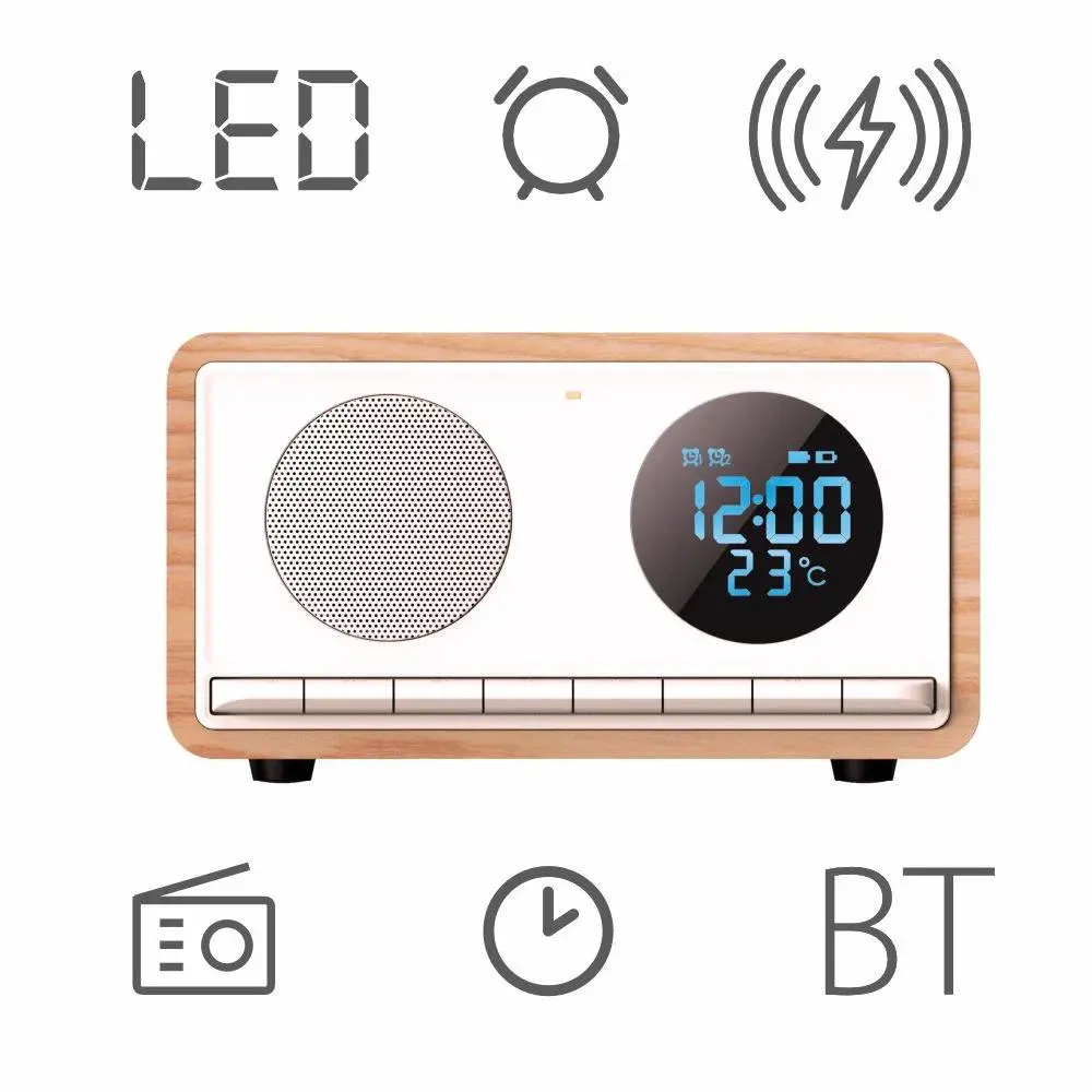 Radiobudzik Manta RDI912W RIMINI Biały