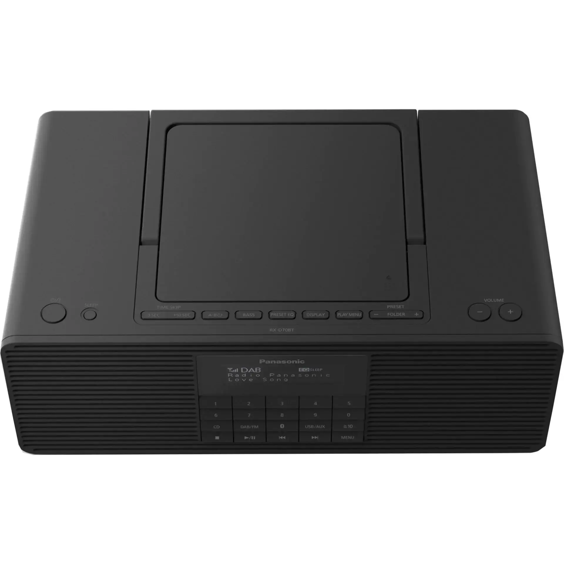 Radioodbiornik Panasonic RX-D70BTEG-K Radio FM, DAB Odtwarzacz CD Czarny