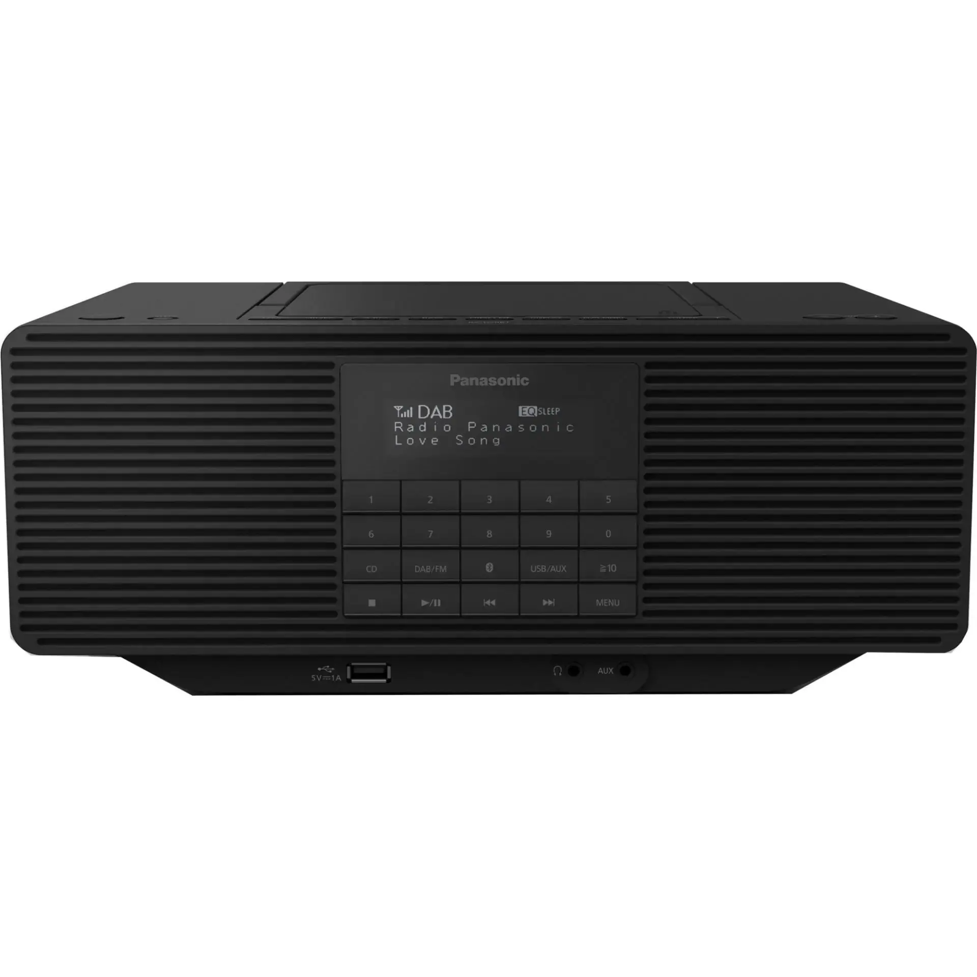 Radioodbiornik Panasonic RX-D70BTEG-K Radio FM, DAB Odtwarzacz CD Czarny