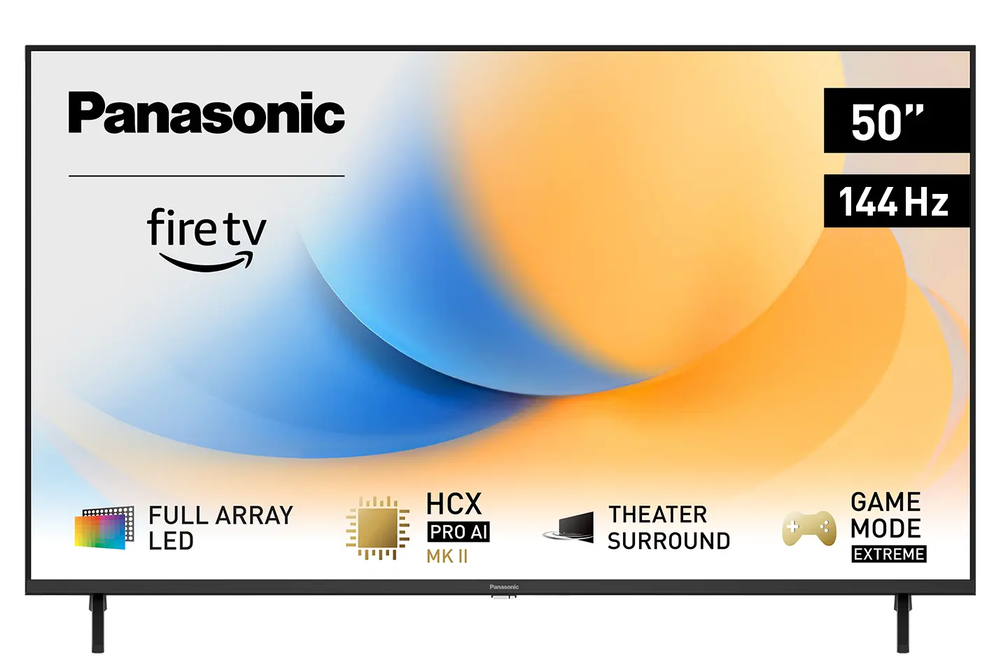 Panasonic TV-50W90AEG 50" LED 4K 144Hz Smart TV Funkcje AI Dolby Vision IQ Dolby Atmos HDMI 2.1 DVB-T2