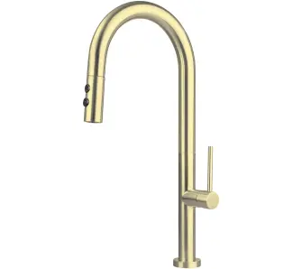 Bateria Deante Olfato BQO_R72M Złoty Stal szczotkowana