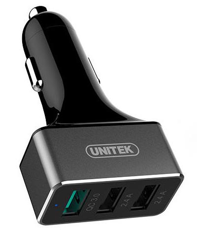 Ładowarka samochodowa Unitek Y-P530C