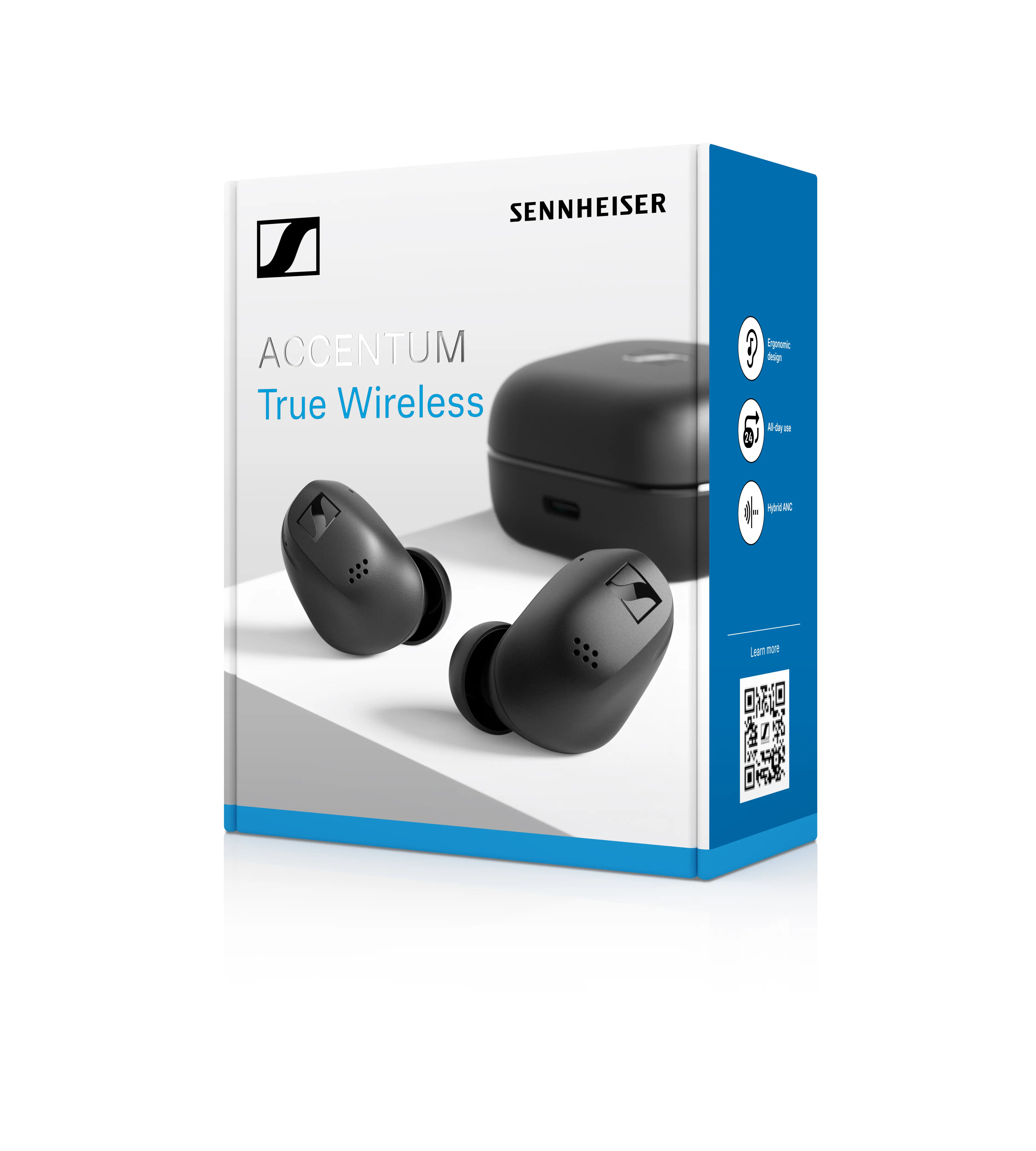 Słuchawki bezprzewodowe Sennheiser Accentum True Wireless Dokanałowe Bluetooth 5.3 Czarny
