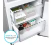 Lodówka Candy Fresco 500 CNCQ4T618DX Pełny No Frost 185cm Komora świeżości Zdalne sterowanie Inox